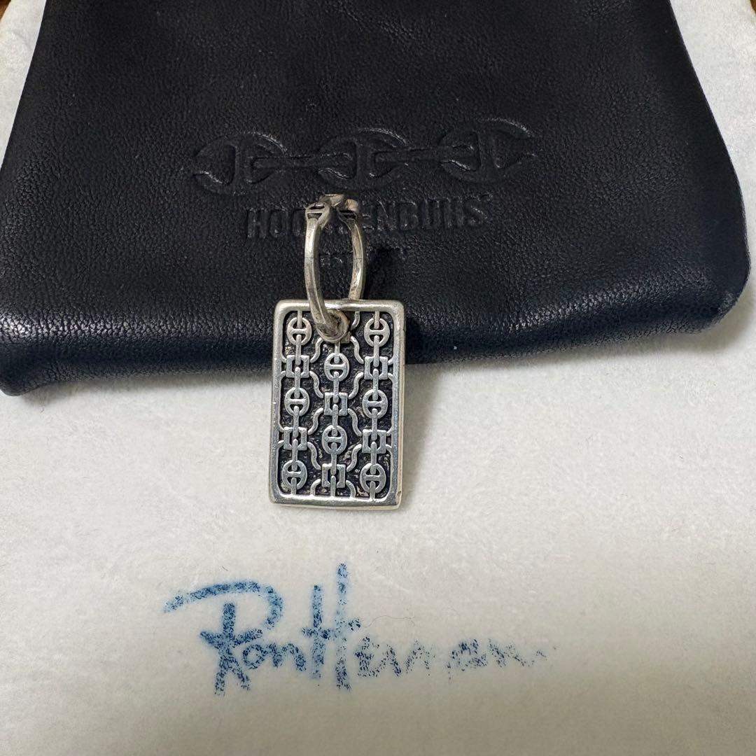 HOORSENBUHS ホーセンブース レクタングルレース シルバー ペンダント