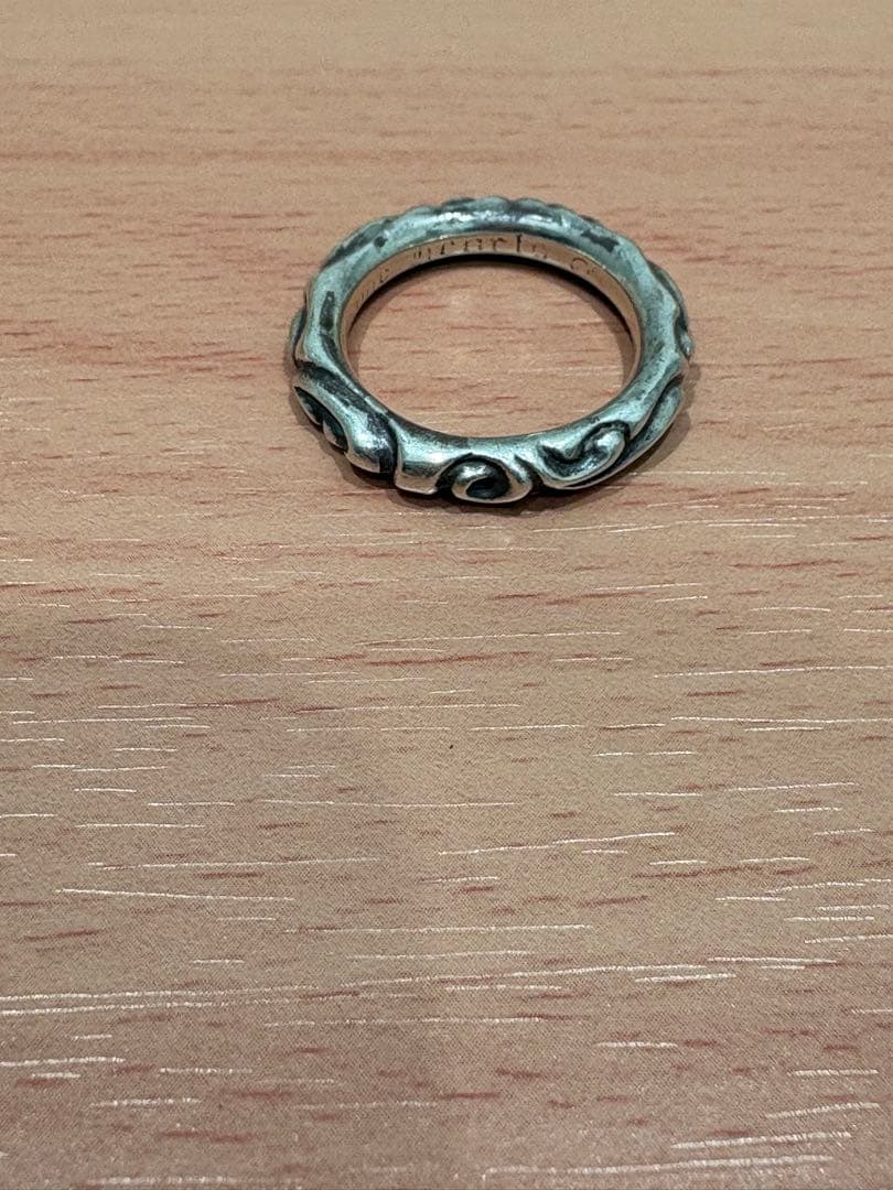 CHROME HEARTS クロムハーツ リング　指輪　スクロールバンドリング