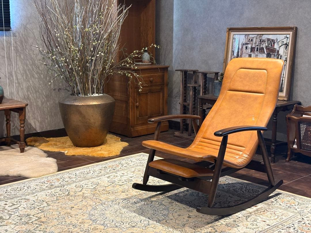 松田家具 ロッキングチェア 椅子 イス チェア アンティーク ヴィンテージ YZ