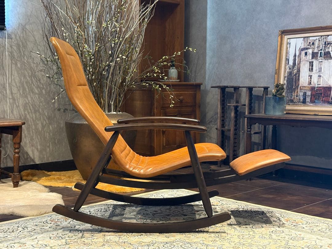 松田家具 ロッキングチェア 椅子 イス チェア アンティーク ヴィンテージ YZ