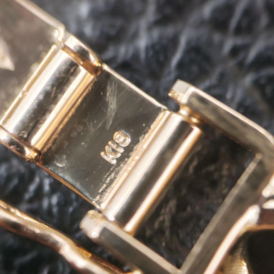 (C102403) K18 YG 喜平8面トリプル ブレスレット 18金