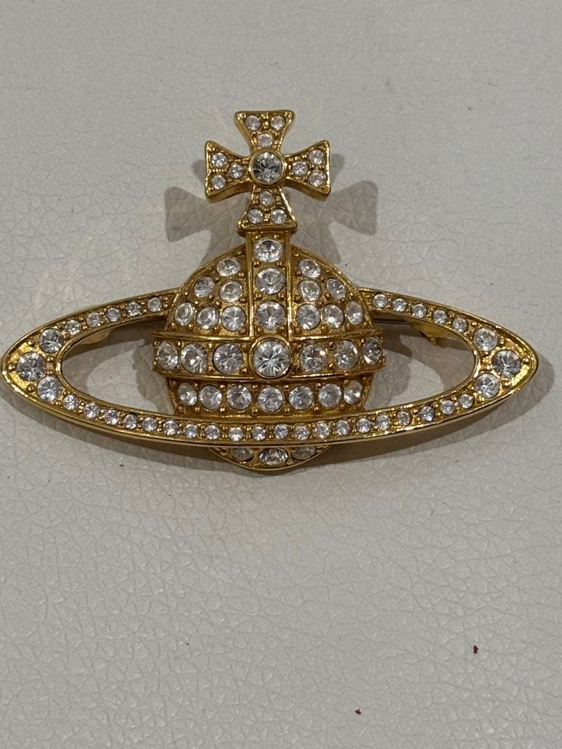 S*Y様 Vivienne Westwood オーブブローチ ゴールドラインスト