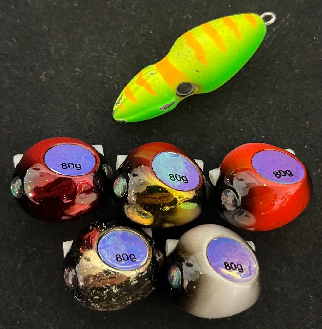 タイラバヘッド　タングステン　80g