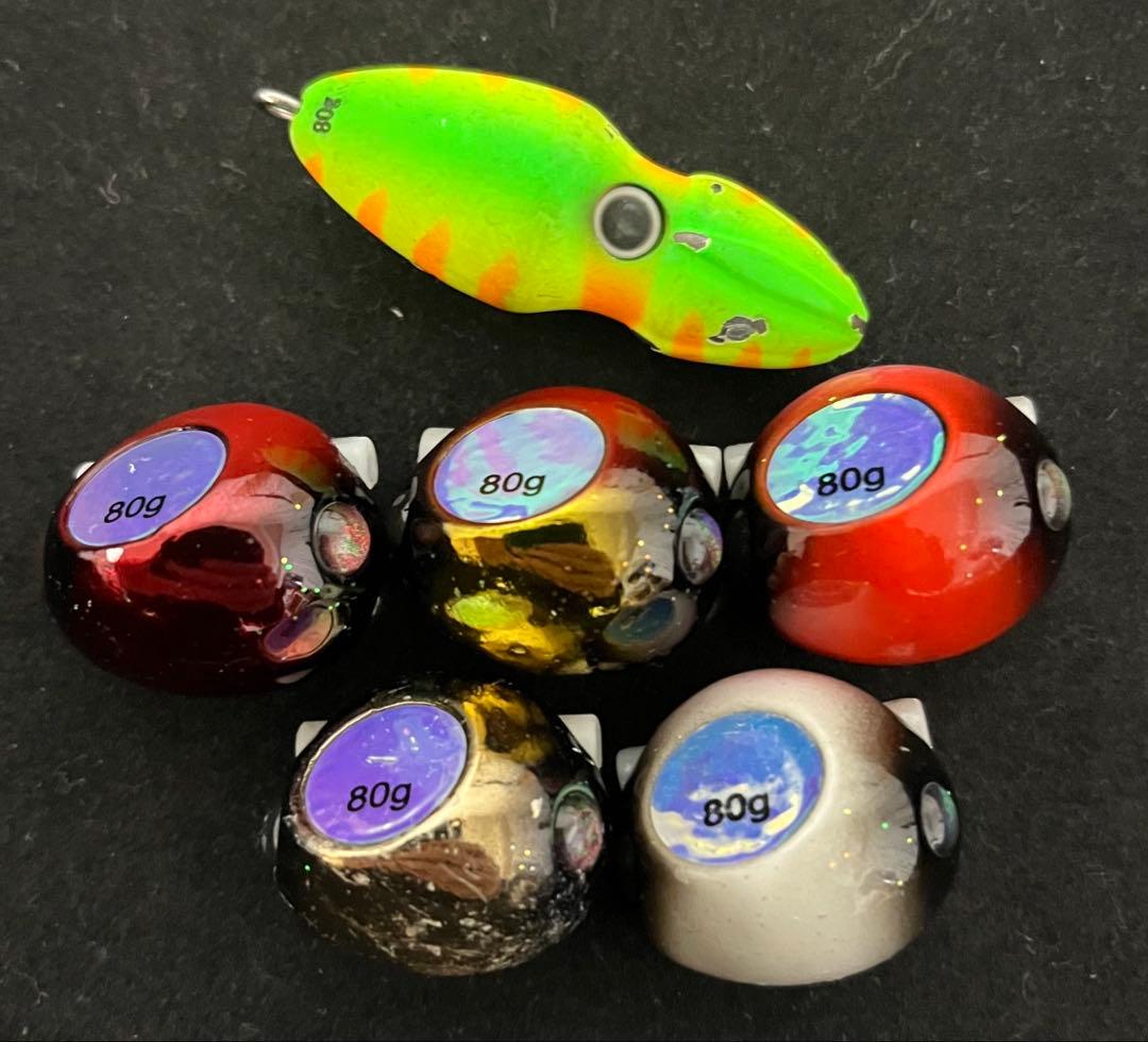 タイラバヘッド　タングステン　80g