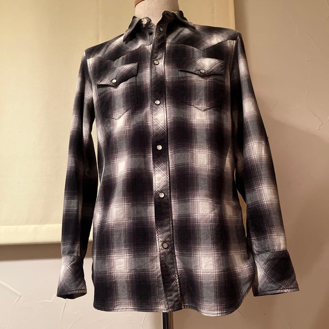 ナンバーナイン チェックシャツ　サイズ2 宮下貴裕　Number (N)ine