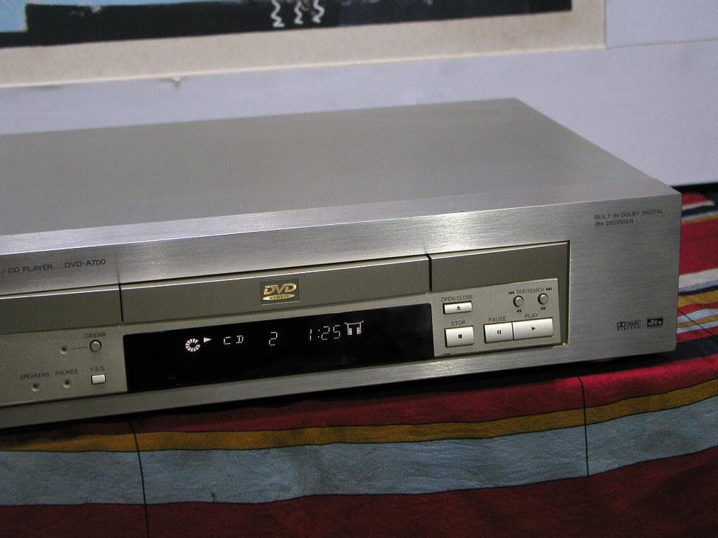 ★パナソニック製DVD・ＣＤプレーヤー、DVＤ-Ａ700