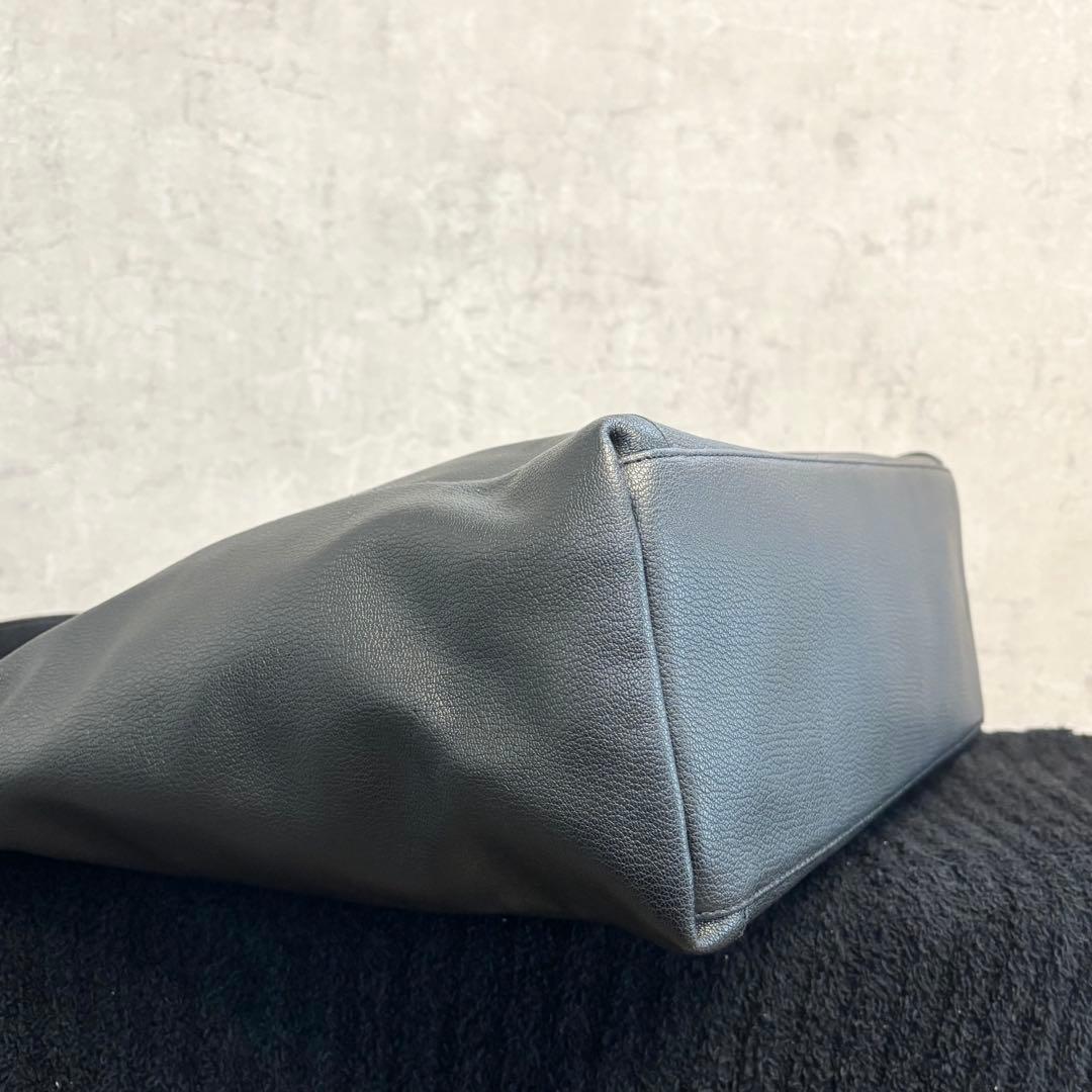 美品 ポールスミス トートバッグ A4収納マルチストライプ 肩掛け ブラック