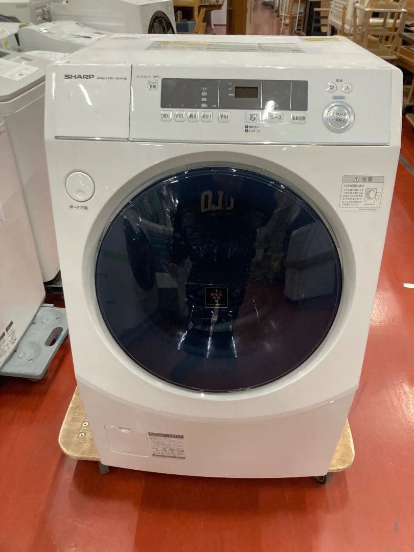 SHARP ドラム式洗濯乾燥機 ES-H10E-WR 2021年製