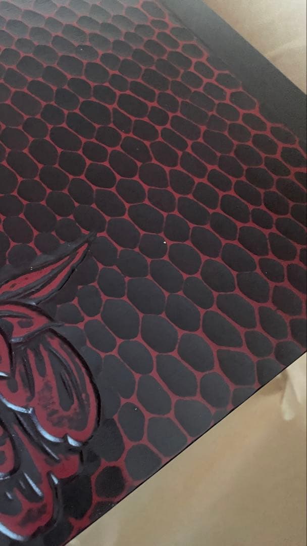 鎌倉彫り　鎌倉彫　テーブル