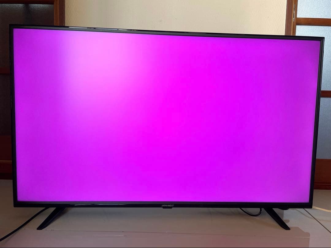 【中古傷なし】JAPANNEXT43インチ4KモニターJN-VT4300UHDR