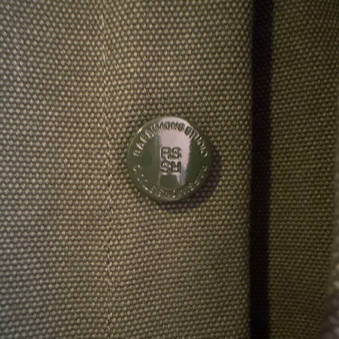 RAF SIMONS 長袖シャツ オリーブグリーン/ブルー