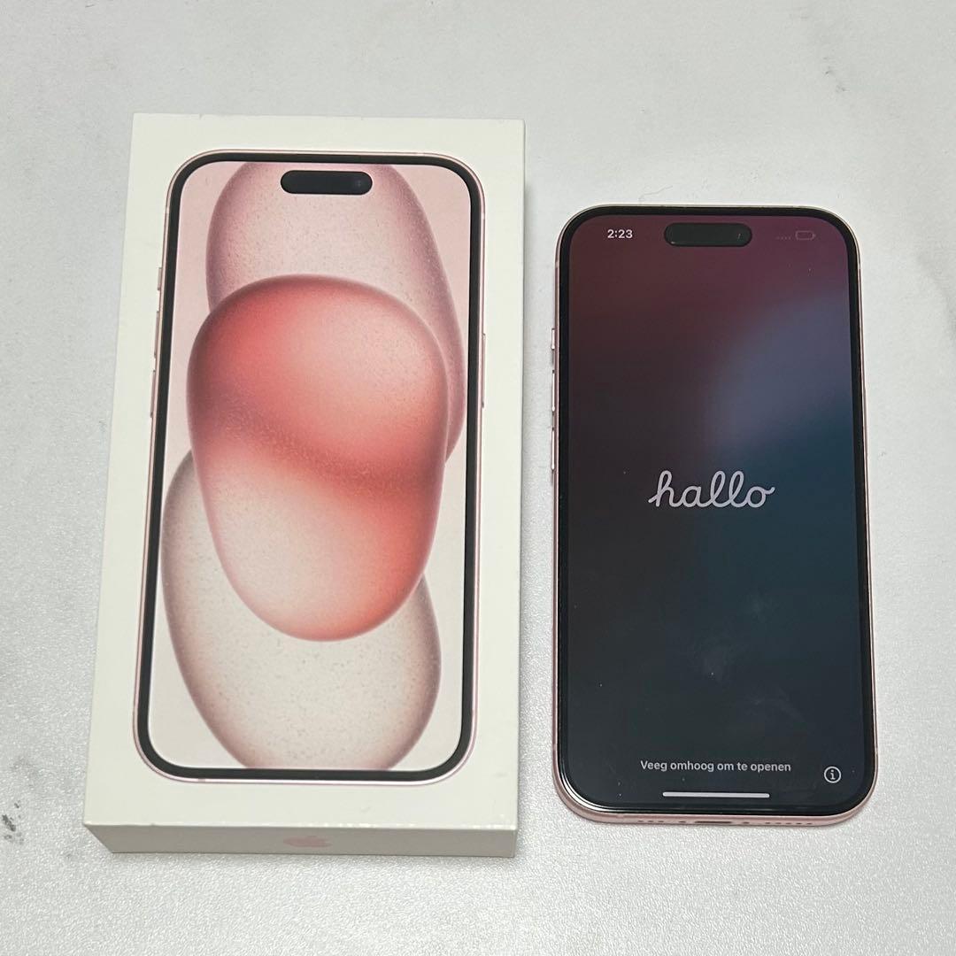 Apple iPhone 15 ピンク 256GB 本体 + ガラスフィルム