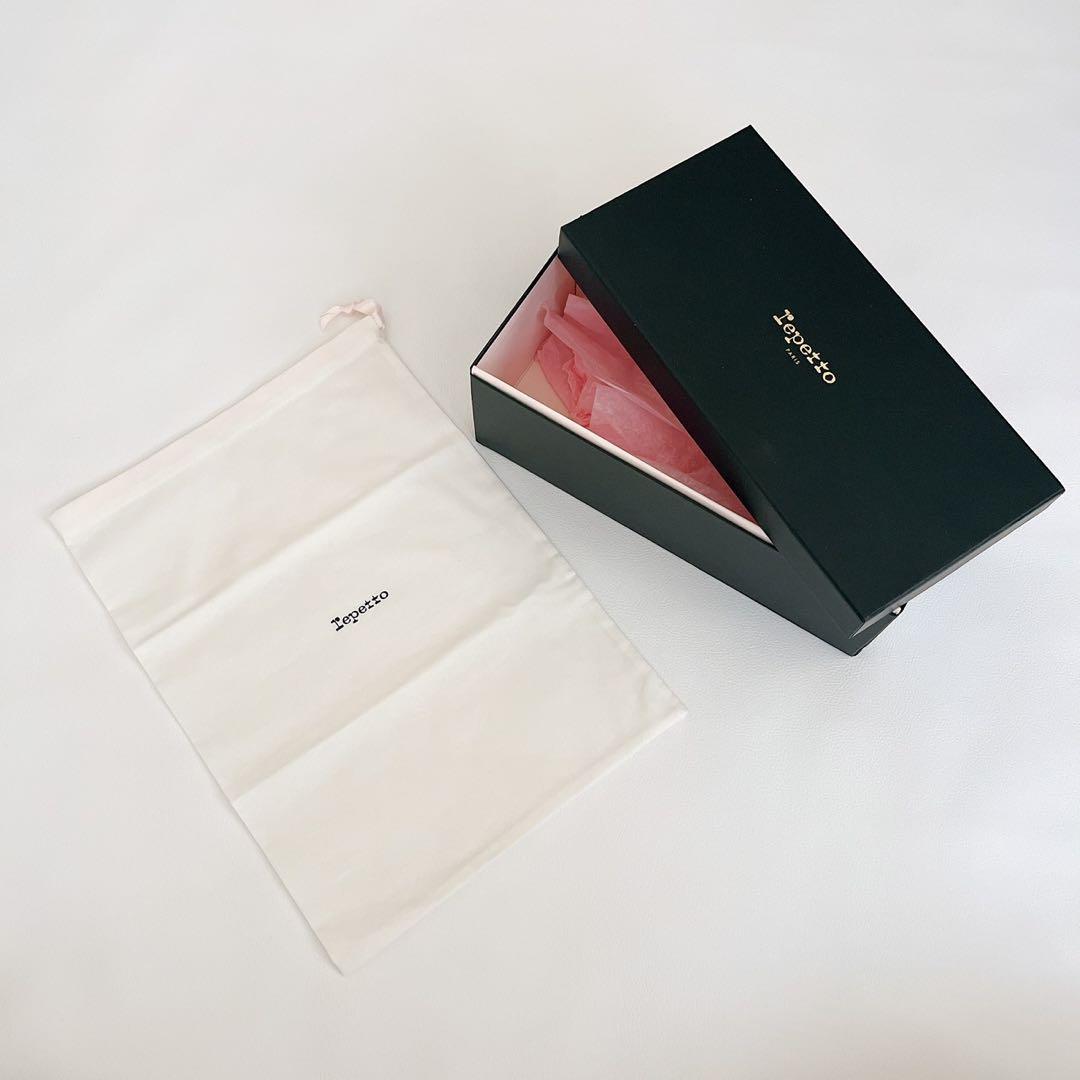 repetto　箱&保存袋付き　レザー　バレエシューズ　フラットパンプス