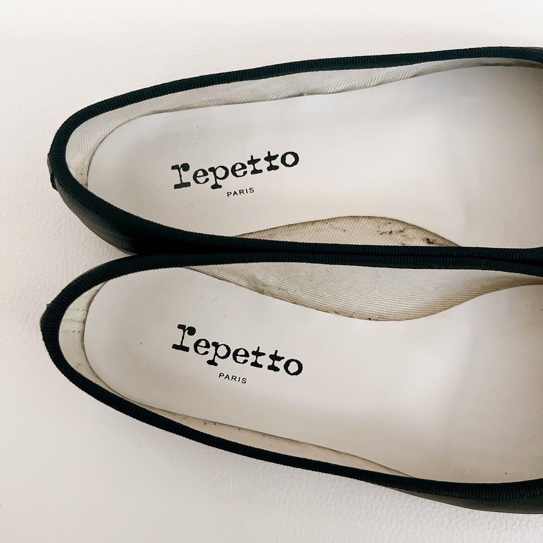 repetto　箱&保存袋付き　レザー　バレエシューズ　フラットパンプス