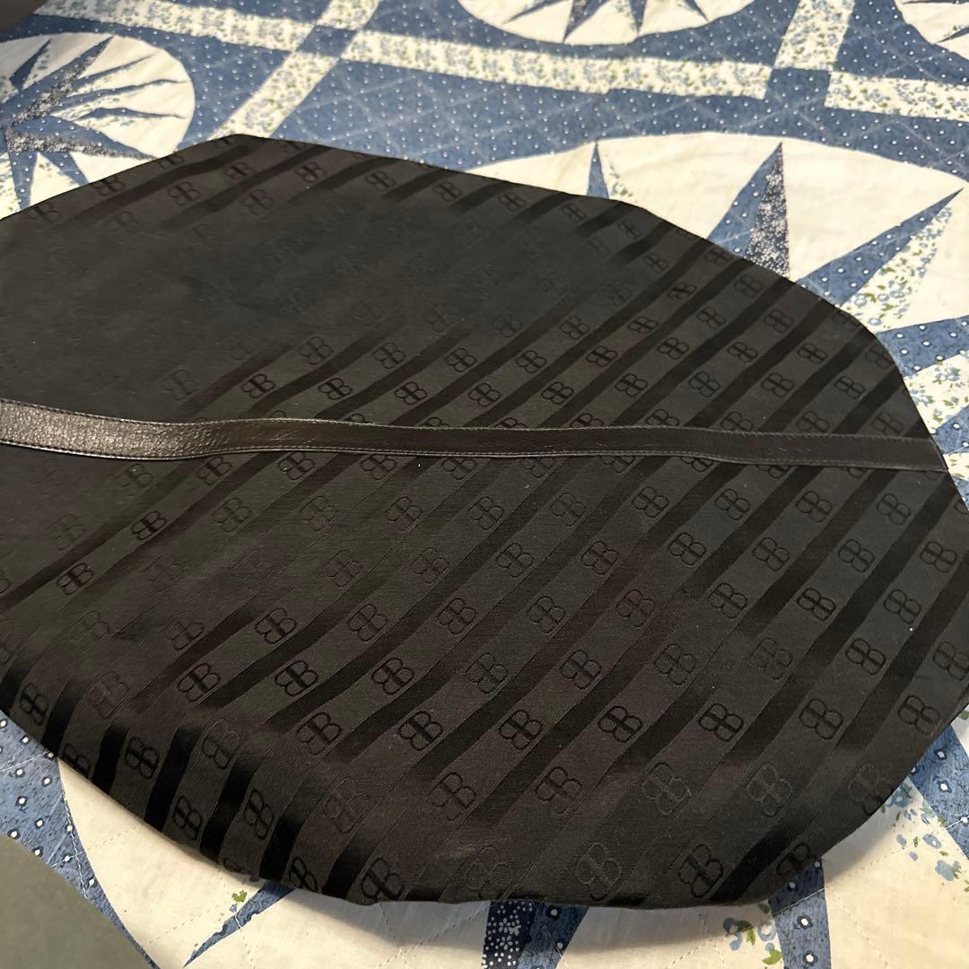 Balenciaga ブラックナイロンボストンバッグ