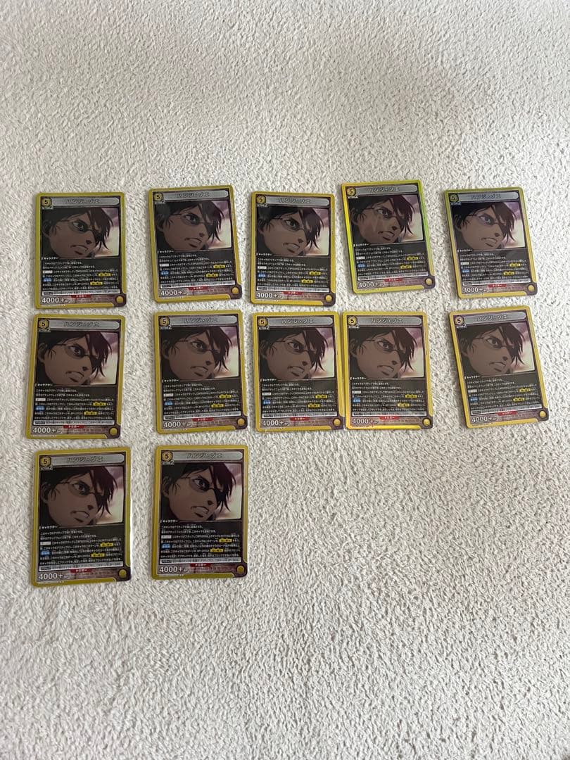 ユニオンアリーナ　ユニアリ　進撃　ハンジ　R 黄　86枚　attack on