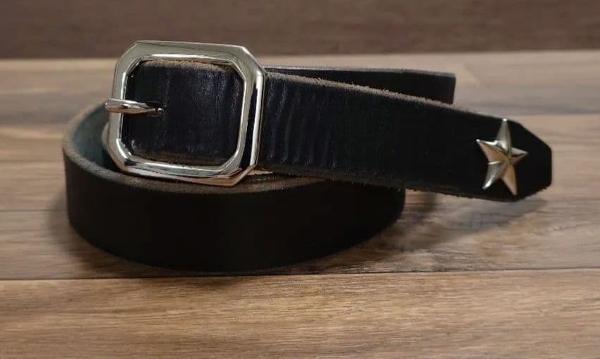 SCHOTT ベルト レザー　ワンスター　BLACK 32