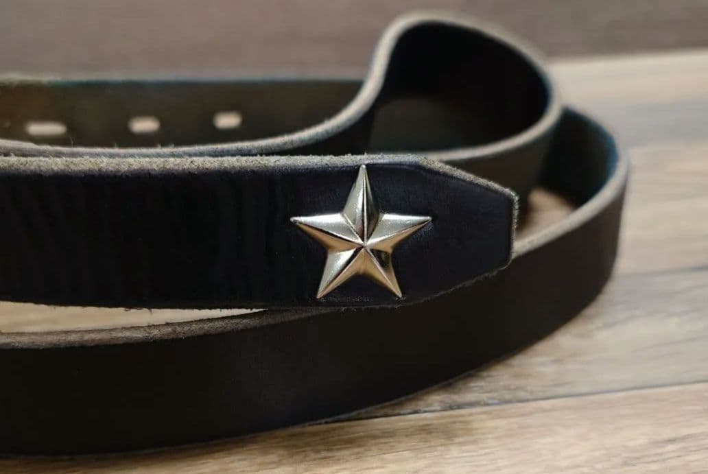 SCHOTT ベルト レザー　ワンスター　BLACK 32