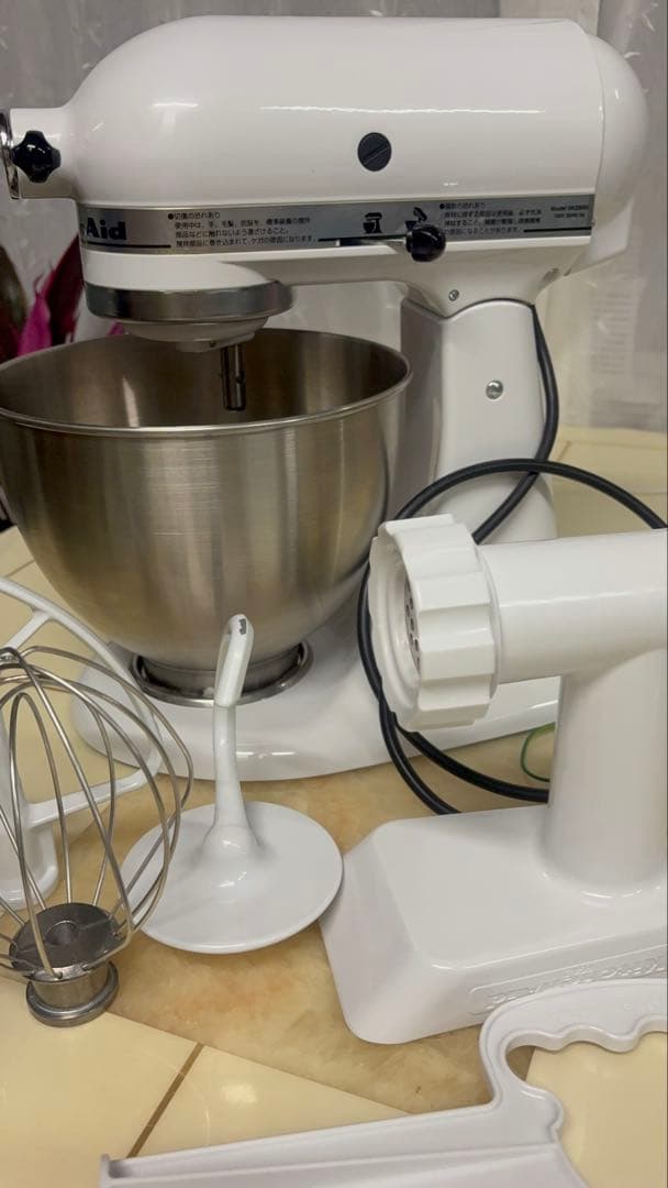 キッチンエイド　ホワイト　KitchenAid 9KSM95WH