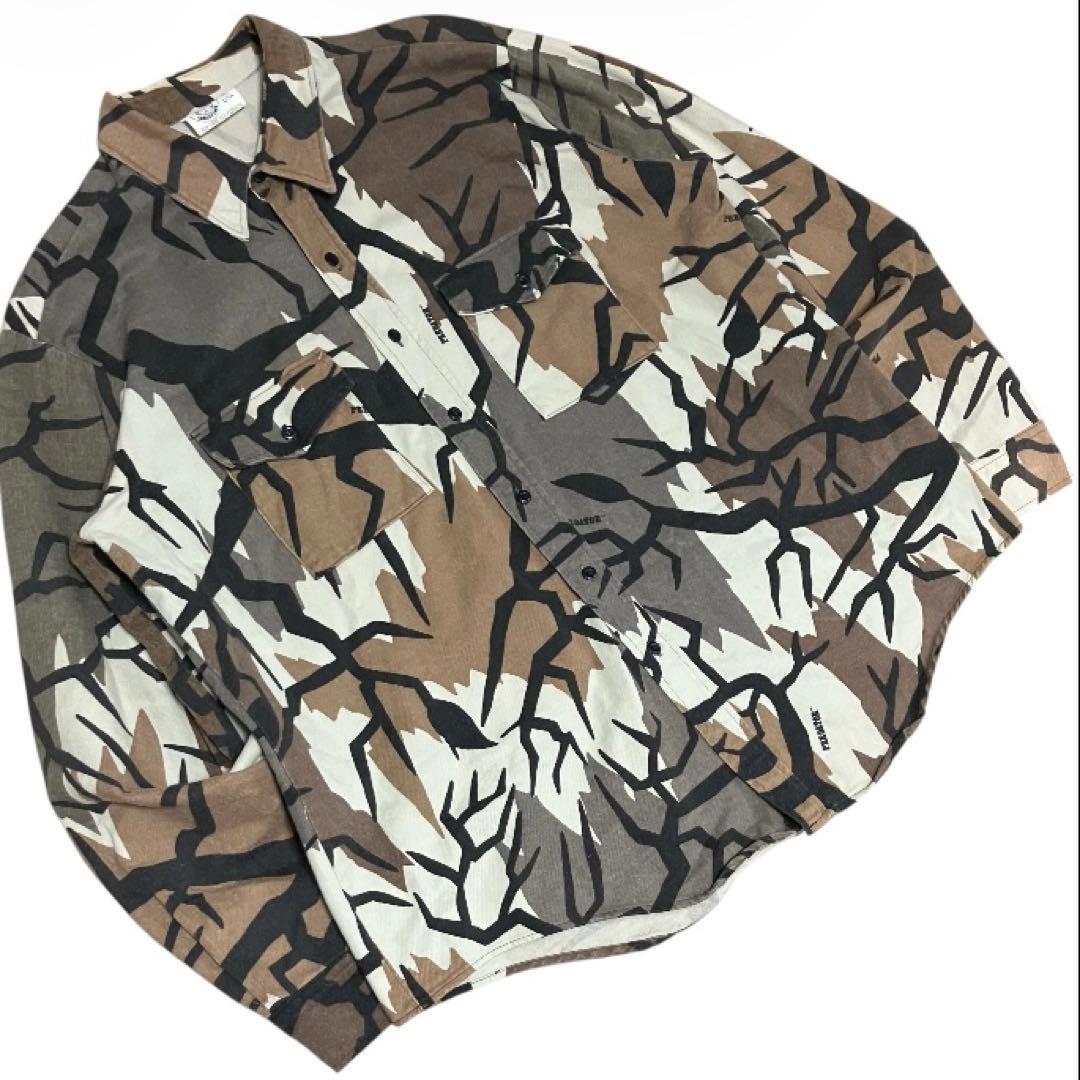 80s PREDATOR CAMOUFLAGE プレデターカモ ミリタリーシャツ