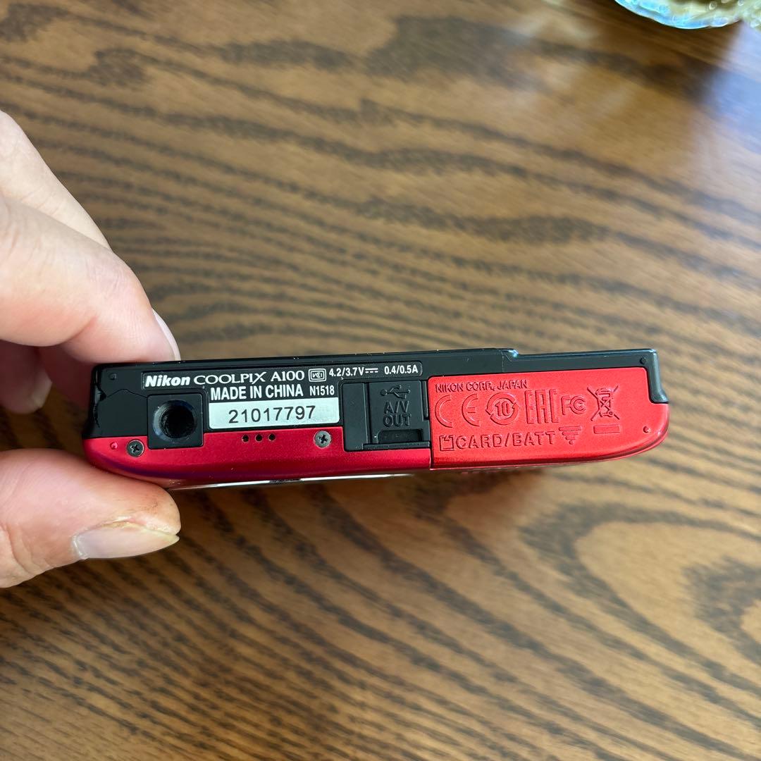 Nikon COOLPIX A100 レッド 動作確認済み