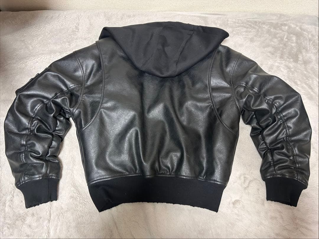 ZARA レザー　MA-1