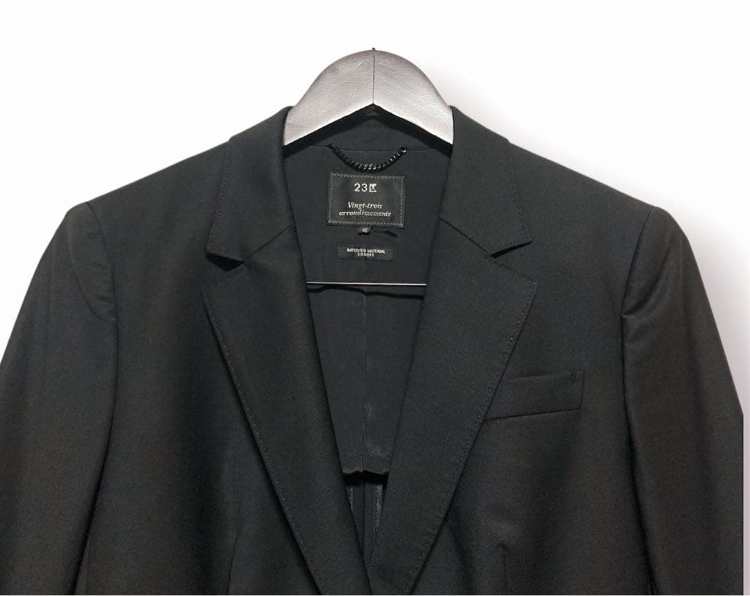 美品 23区 セットアップ パンツスーツ テーラード ひとつボタン size40