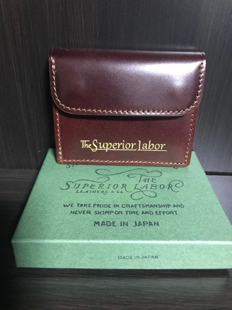 未使用　The Superior Laborコードバン 小銭入れ SL227