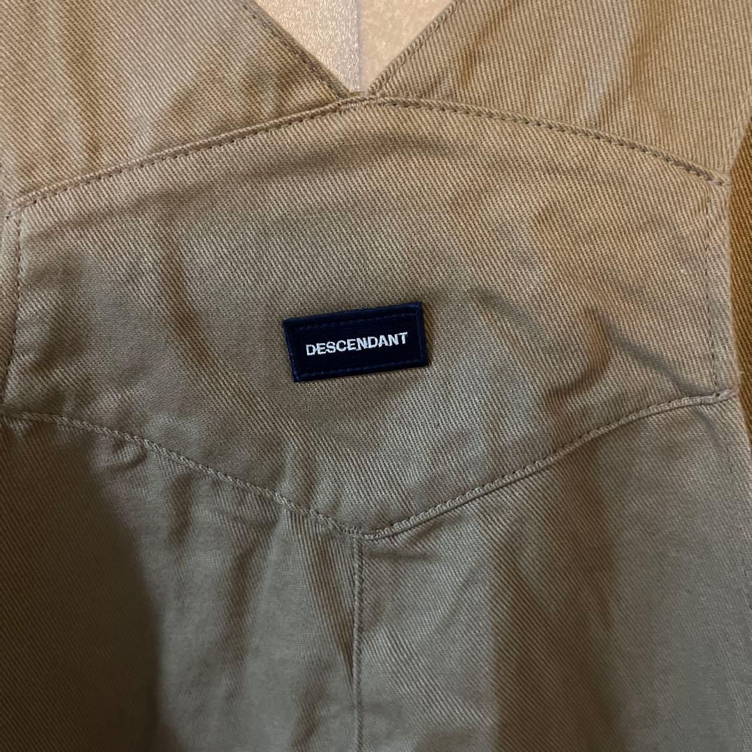 DESCENDANT ベージュ オーバーオール サイズ3