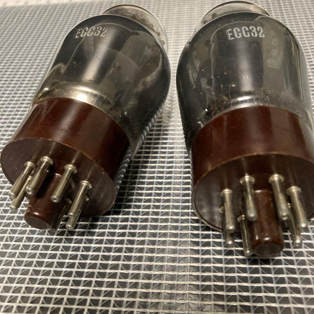 ECC32 真空管ペア　メーカー不明