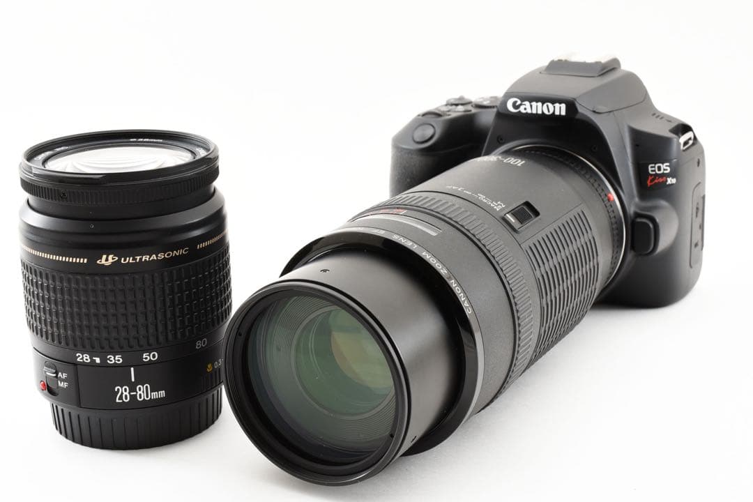 デジタル一眼レフカメラ/Canon kiss X10標準&望遠ダブルレンズセット