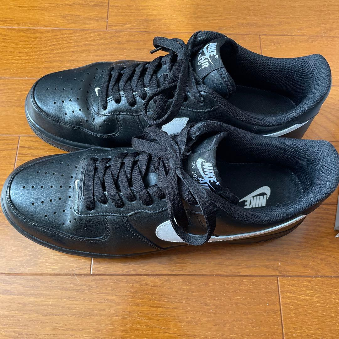 NIKE Air Force 1 '07 black × white 10.5