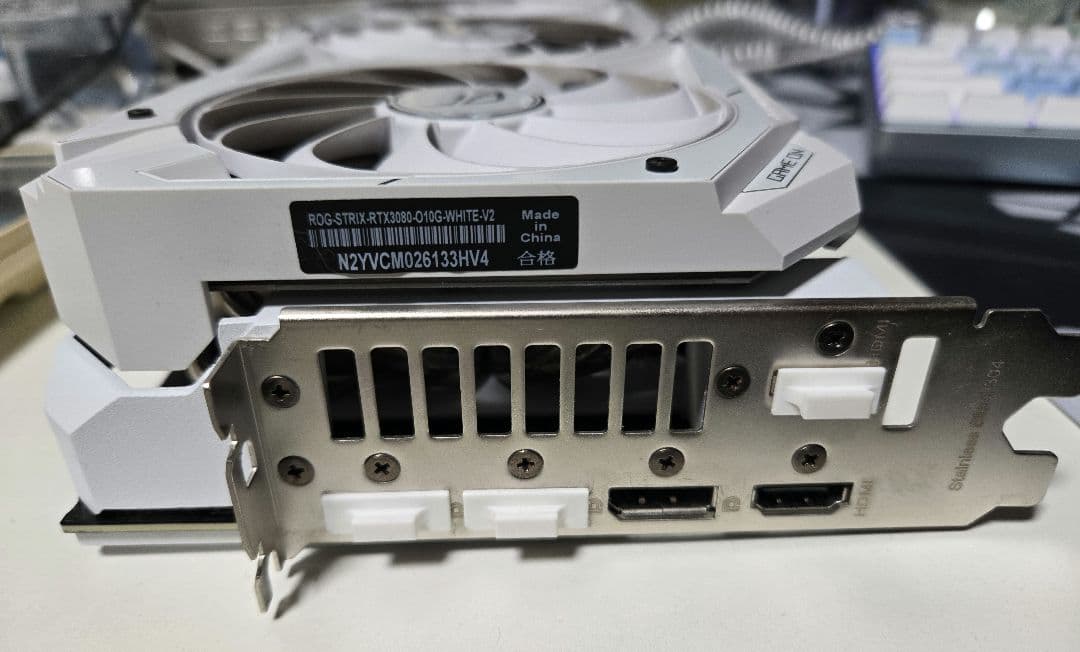 [美品] ROG STRIX RTX3080 O10G WHITE V2