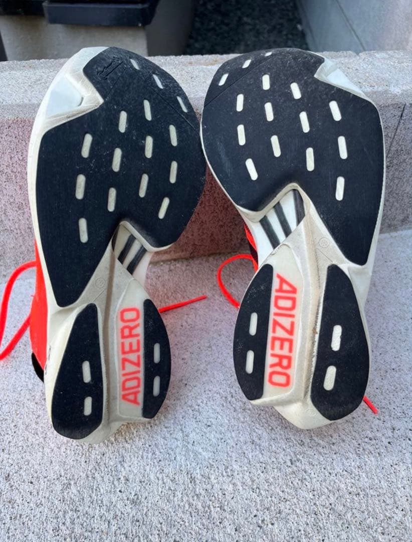 adidas ADIZERO ADIOS PRO 3 赤　オレンジ