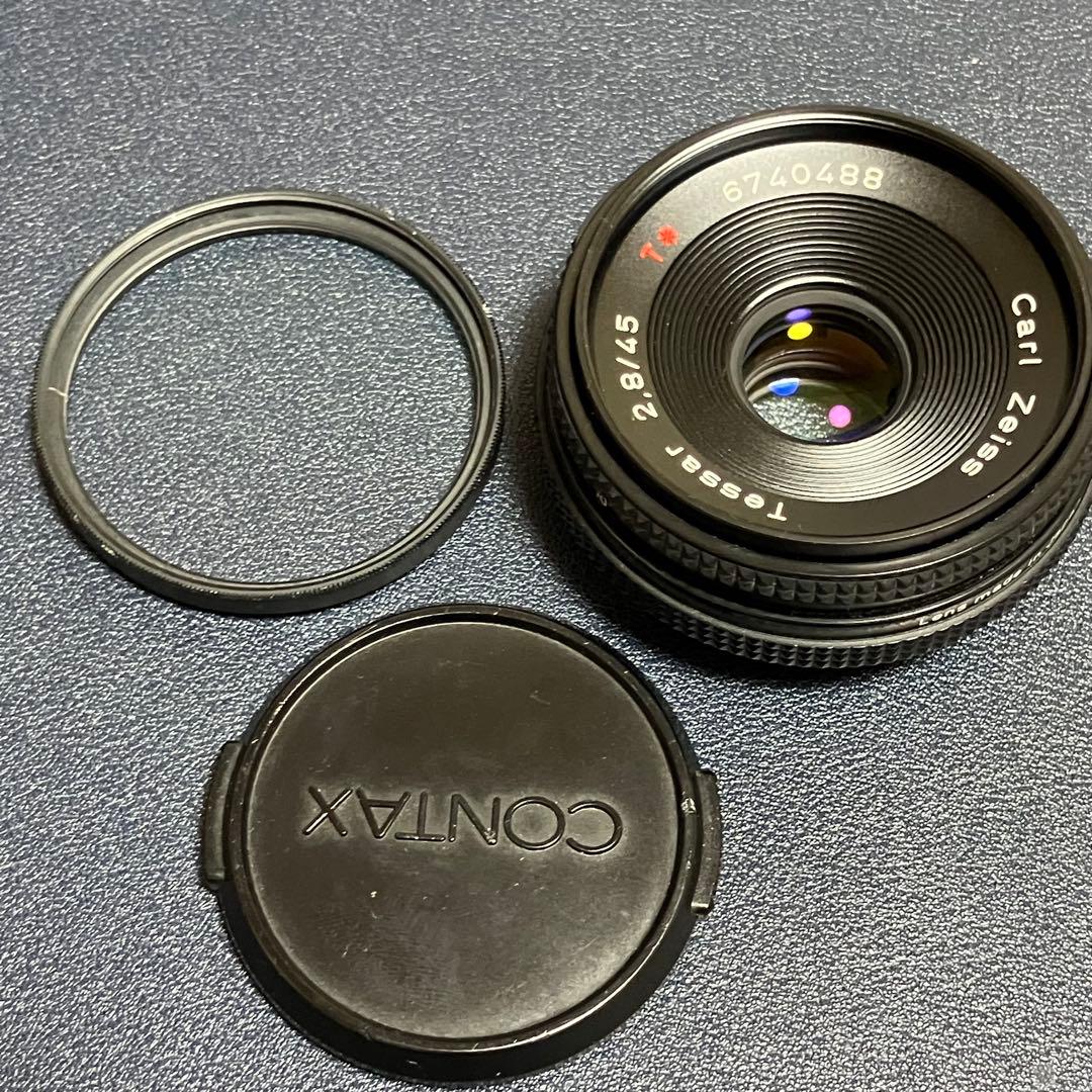 CONTAX Aria Tessar 45mm f2.8 アリア 動作確認済み