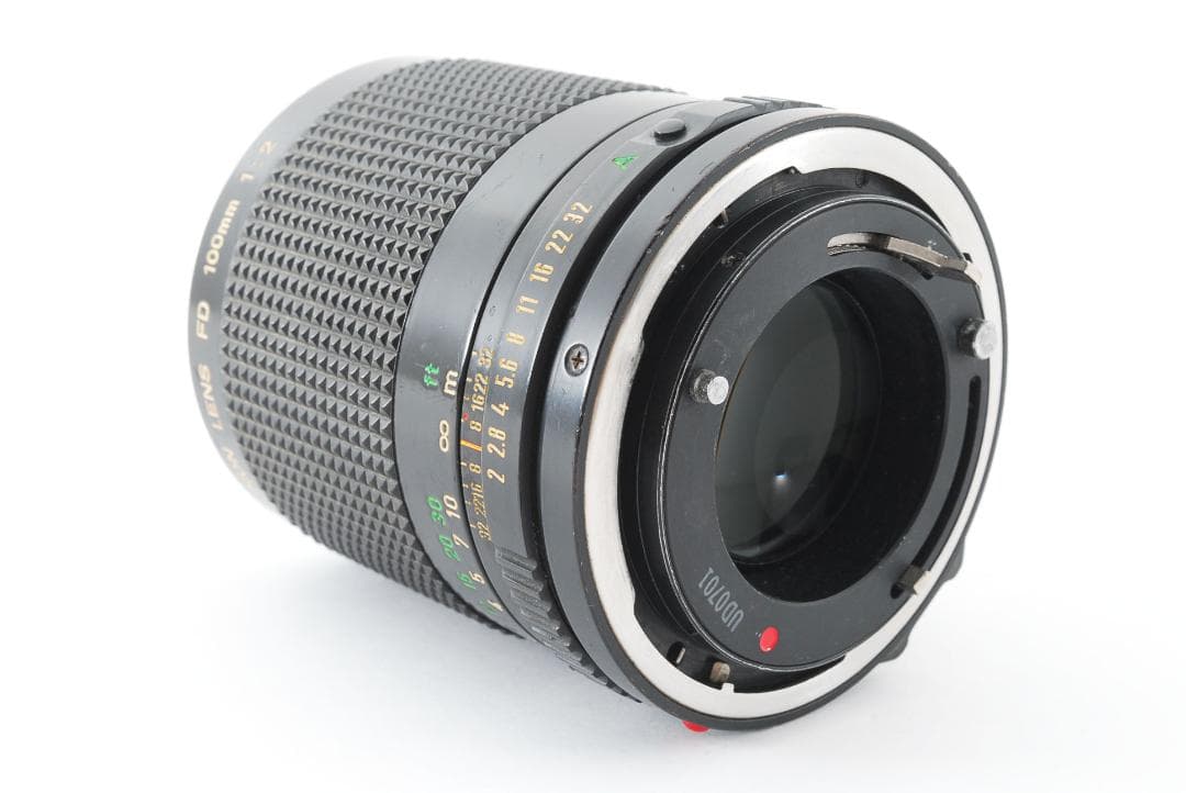 レンズ(単焦点) Canon New FD 100mm f/2 NFD MF Telephoto