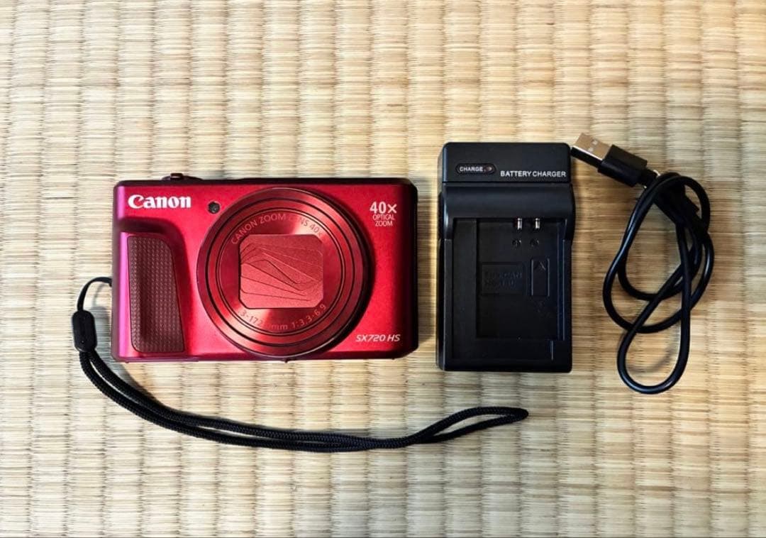 Canon PowerShot SX720 HS（レッド）
