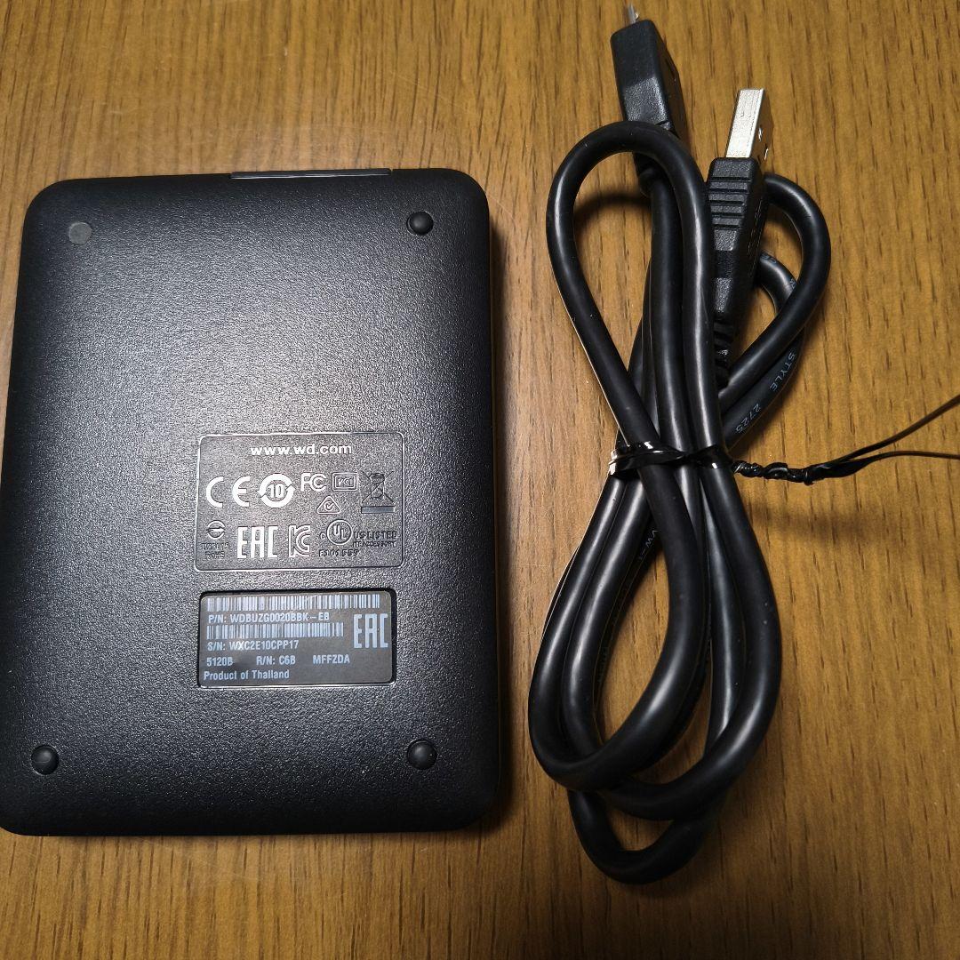 WD Elements 2TB 外付けハードディスク