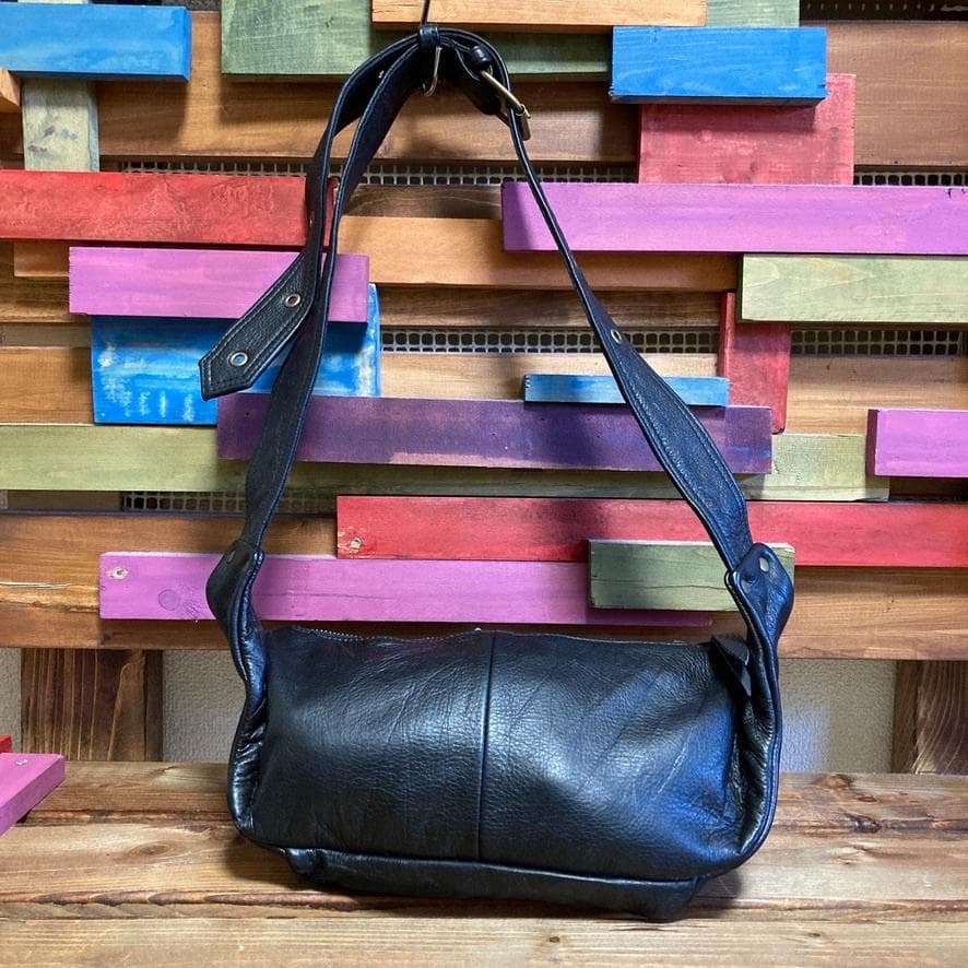 BMOG ロゴ バッグ ビンテージ 古着 90s ハーレー ダビッドソン レザー