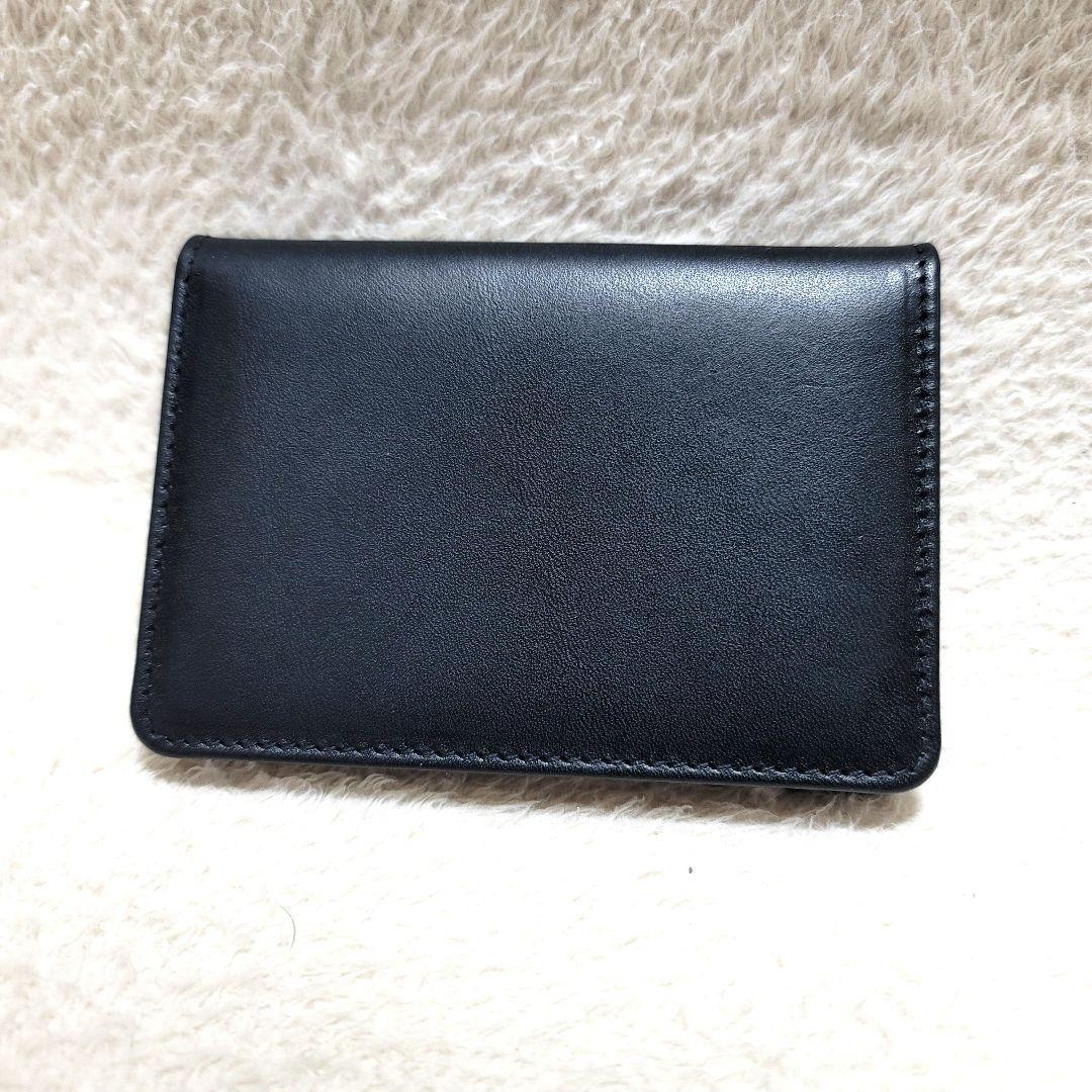 美品 ホワイトハウスコックス カードケース 名刺入れ レザー ブラック
