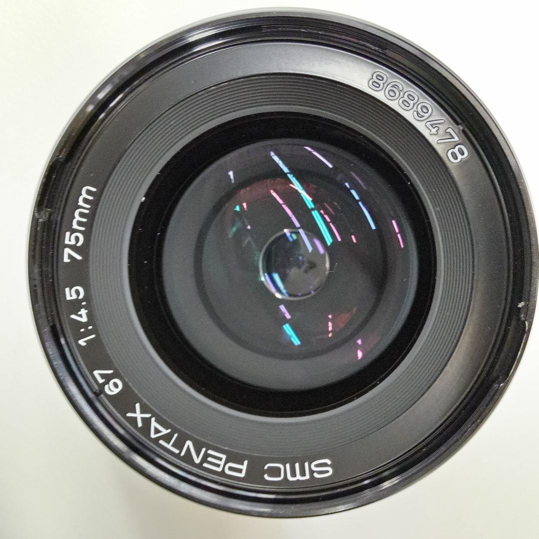 PENTAX67 ７５ＭＭ　Ｆ４．５カメラマウント付き