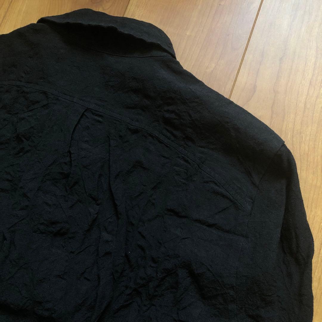 新品未使用 KAZUYUKI KUMAGAI シャンブレーシャツ BLACK 3