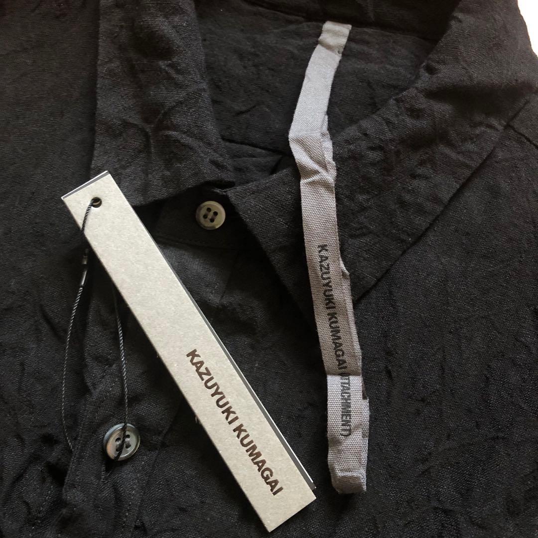 新品未使用 KAZUYUKI KUMAGAI シャンブレーシャツ BLACK 3