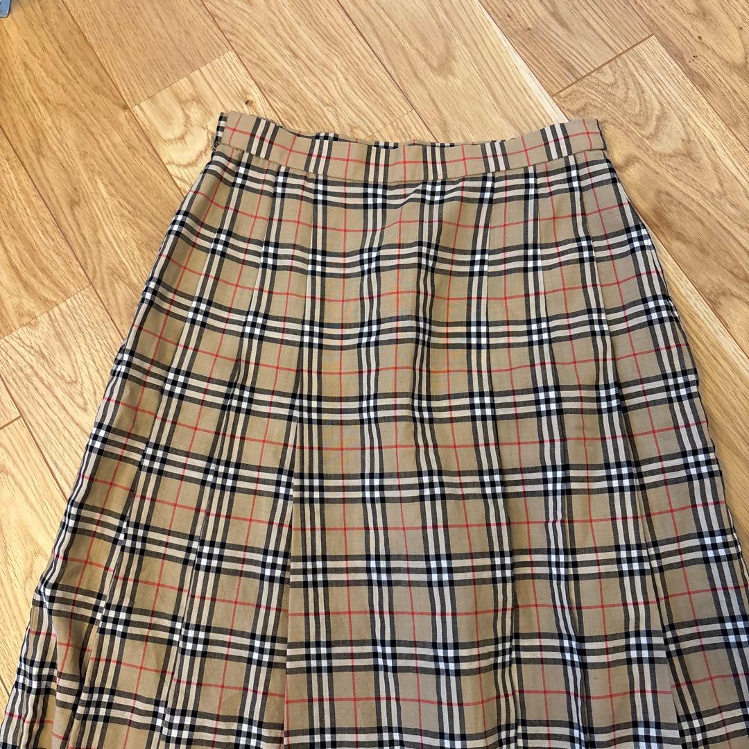 希少⭐︎Burberrys' プリーツスカート ノバチェック　ロングスカート