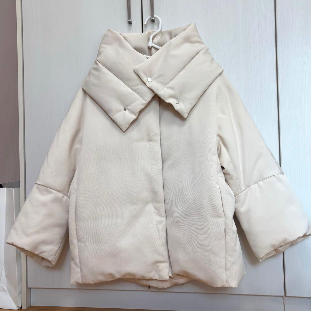 【Rouge vif la cle】マフラー付きグログランダウン