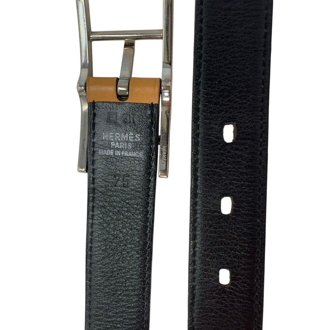 エルメス レザー アピ ベルト 表記サイズ:75