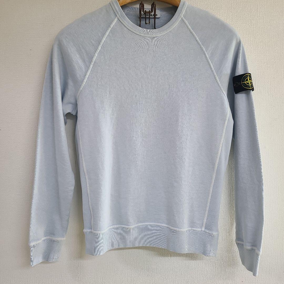 Stone  ストーンアイランド ラグラン 水色 トレーナー S
