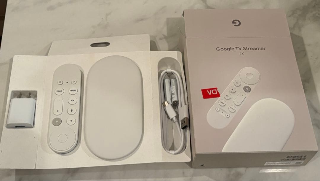 Google TV ストリーマー 4K ホワイト