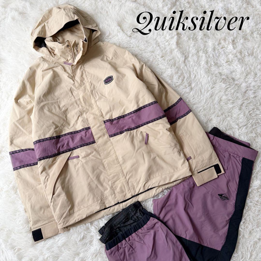 Quicksilver クイックシルバー スノーボードウェア(メンズ用) 上下L