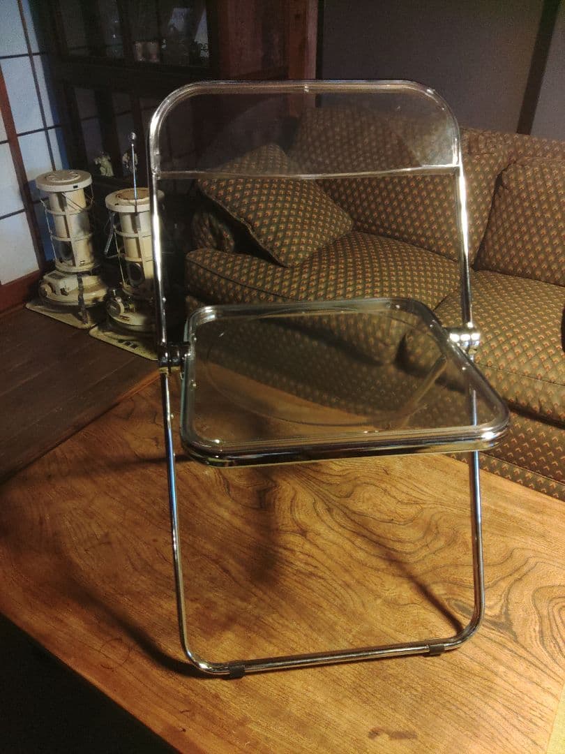 希少　フォールディングチェア　ミッドセンチュリー　スペースエイジ　ポストモダン
